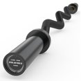 thumbnail image 1 of ROALW 4FT EZ Curl Bar 500LB, Olympic Barbell for 3" Plates, Home Gym, Black, 1 of 8