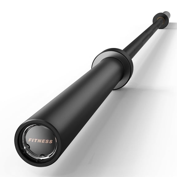 ROALW 7FT Olympic Barbell, 1000LB Capacity 2-Inch Olympic Weight Bar, Heavy Duty Barbell for Squats, Deadlifts & Powerlifting, Fits 2-Inch Plates, Black