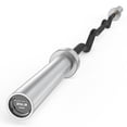 thumbnail image 1 of ROALW Olympic Barbell, 6.2ft Curl Barbell for Strength Training and Technique Adjusting, 2 inch Olympic Bar with Volcano Knurling Spin Sleeves Comfortable Grip for Bench Press Curls, 1 of 8