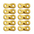 thumbnail image 1 of PAPADA 10 Pcs Aluminum Alloy Tent Rope Tensioners Camping Non-Slip Cord Lock Buckles Dual Holes Wind Rope Peanut Stopper Tightening Clasp for Outdoor Hiking Climbing, 1 of 18