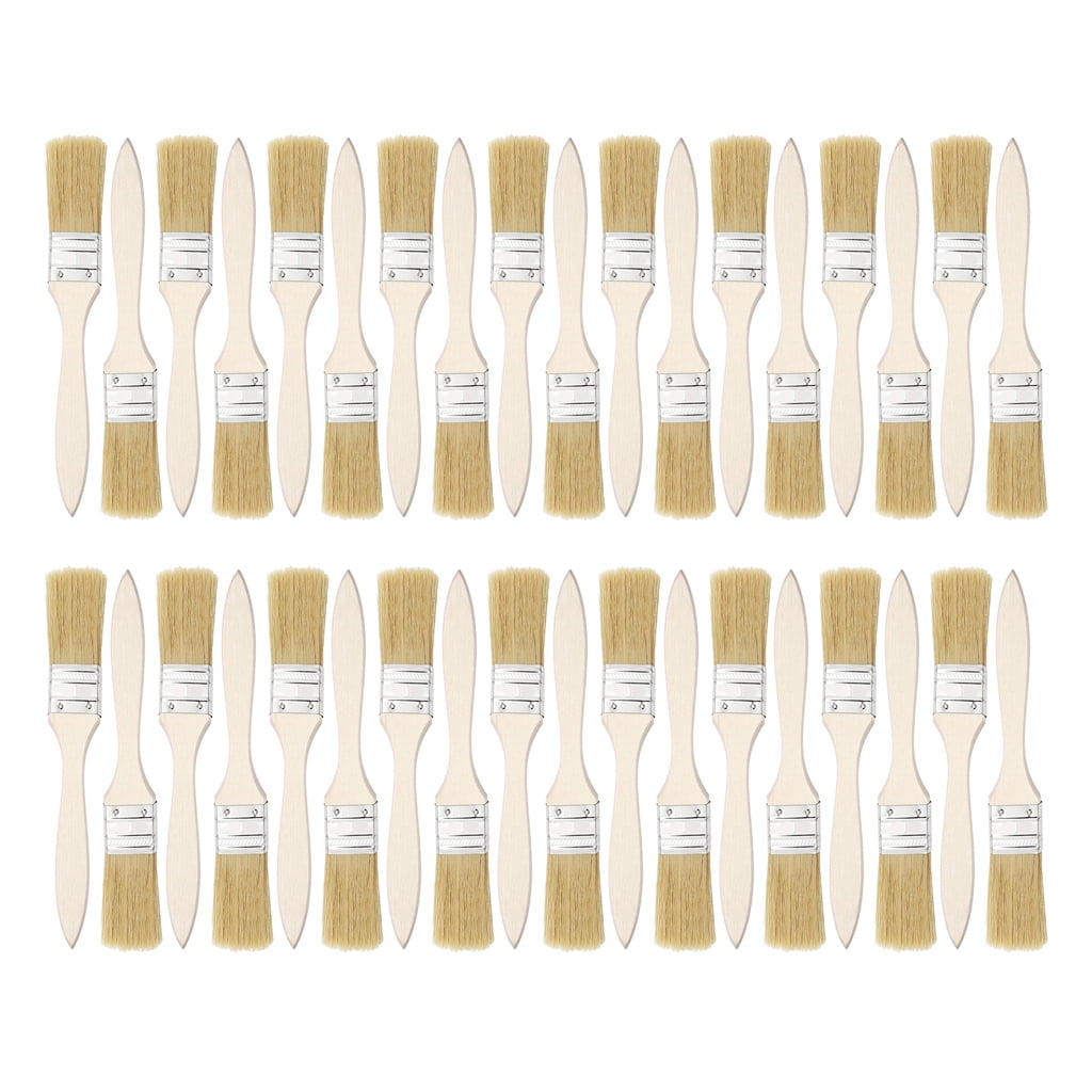PAPADA 36 Pack of 1 Inch (24mm) Paint Brushes and Chip Paint Brushes for Paint Stains V