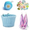 thumbnail image 1 of PAPADA Child Kids Bike Tassel Tape Bike Basket,Girls Boys Bicycle Basket Front Deco, 1 of 15