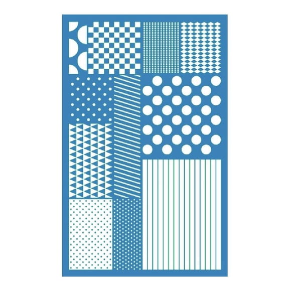 PAPADA Silk Screen Stencils for Clay Dot Grid Silk Screen Reusable Silkscreen Print DIY