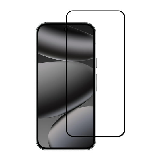 PAPAUTOP [2 Pcs] Black Full Coverage Easy Installation Tempered Glass Screen Protector for Google Pixel 10 Pro 2025