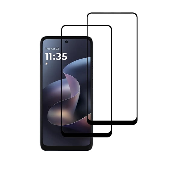 PAPAUTOP [2 Pcs] Black Full Coverage Easy Installation Tempered Glass Screen Protector for Motorola Moto G 5G 2026