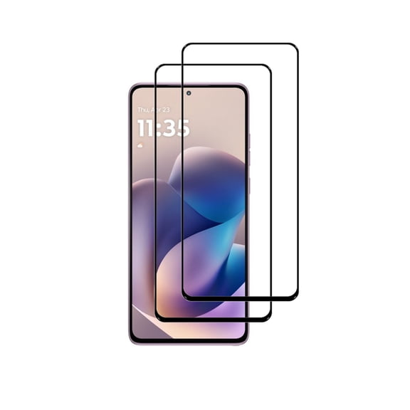 PAPAUTOP [2 Pcs] Black Full Coverage Easy Installation Tempered Glass Screen Protector for Motorola Moto G Stylus 2026