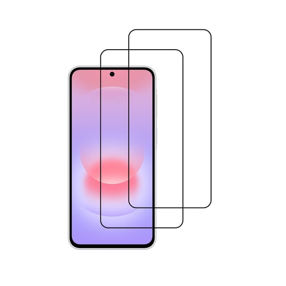 PAPAUTOP [2 Pcs] Black Full Coverage Easy Installation Tempered Glass Screen Protector for Samsung A37 5G 2026