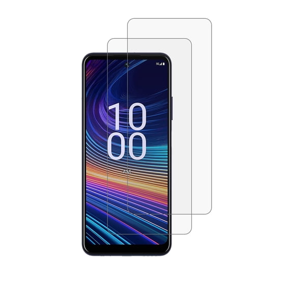 PAPAUTOP [2 Pcs] HD Clear Anti-Scratch Easy Installation Tempered Glass Screen Protector for Boost Celero 5G Plus 2024