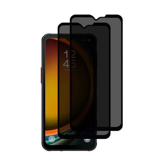 PAPAUTOP [2 Pcs] for Samsung Galaxy XCover 7 Pro 2025 Privacy Anti-Spy Easy Installation Tempered Glass Screen Protector