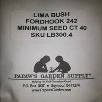 PAPAW'S GARDEN SUPPLY LLC. HELPING THE NEXT GENERATION GROW! Fordhook 242 Heirloom Lima Bean 40 Seeds