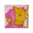 thumbnail image 1 of 16 Pack Beverage Napkins Bear's First Birthday Girl, 1 of 3