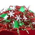 thumbnail image 1 of PAPER FAIR 1 LB Metallic Red Green Crinkle Cut Paper Shredded Filler, Christmas Peppermint Candy Cane Raffia Tissue Zig, Strands Shred Craft Bedding Cushion,Wedding Birthday Gift Boxes Bag Retail, 1 of 7
