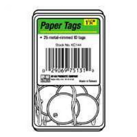 PAPER KEYTAG W/SPLIT RING BULK