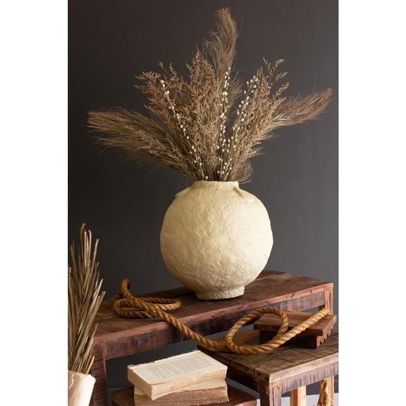 PAPER MACHE URN - 15" TALL