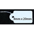 thumbnail image 1 of PAPER STRING TAGS WHITE 8mmX20mm, 1 of 1