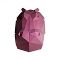thumbnail image 1 of PAPERCRAFT WORLD DIY 3D Hippo Head Wall Art, 1 of 3