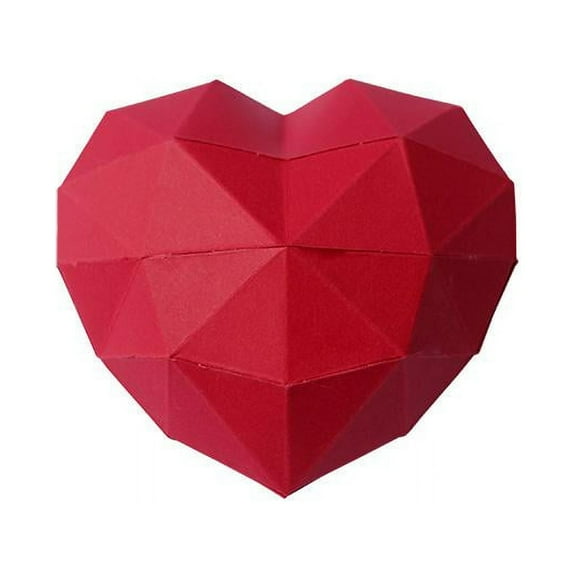 PAPERCRAFT WORLD MINI HEART 3D MODEL - RED