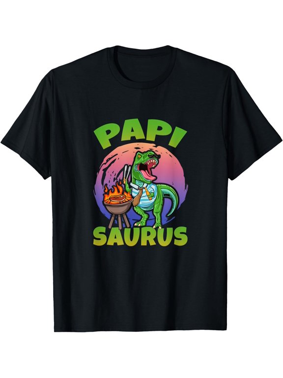 PAPI SAURUS! This funny Fathers Day daddy is a latin papi! T-Shirt