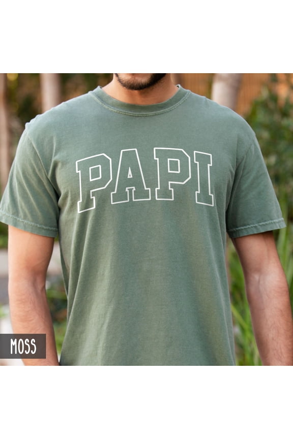PAPI Shirt New Daddy tshirt Funny Fathers Day shirt Spanish Daddy Birthday Gift PAPI Varsi