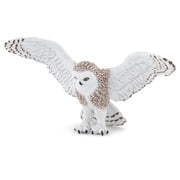 Papo Flying Snowy Owl Hand Painted Figurine - Heirloom Quality Collectible 50304