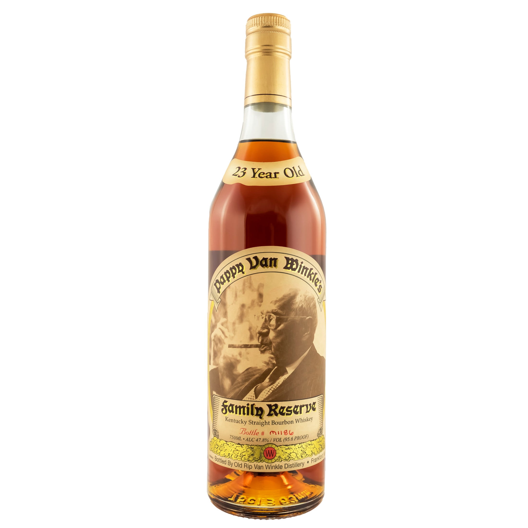 Pappy Van Winkle's Family Reserve 23 Year Kentucky Straight Bourbon, 750ml, 95.6 Proof (47.8% ABV)