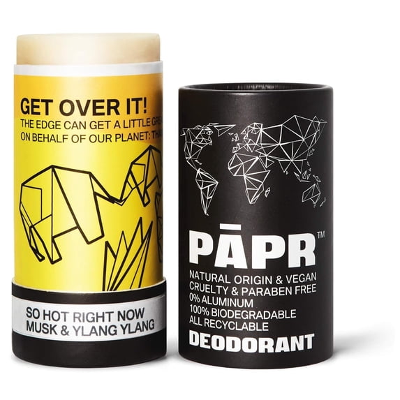 PAPR - Nature Powered, Clinically Proven, All Natural Deodorant in Zero Waste Paper Packaging (So Hot Right Now)