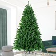 thumbnail image 1 of PAPROOS 8FT Christmas Trees, Artificial Christmas Tree with 1138 Super Lush Branch Tips, Xmas Tree with Sturdy Metal Base for Holiday Decor, Green, 1 of 8