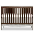 PAPROOS Cribs for Baby, New Upgraded Solid Pine Wood Baby Crib, Non