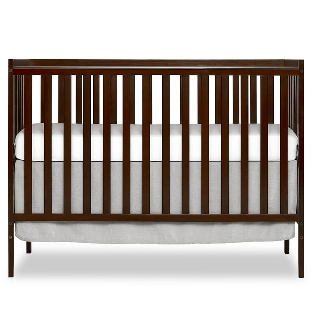 PAPROOS Cribs for Baby, New Upgraded Solid Pine Wood Baby Crib, Non