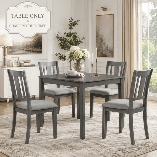 Sinner Table Free Shipping! PAPROOS Dining Table Set for 4, Modern 5-Piece Kitchen ...