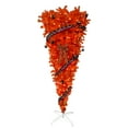 thumbnail image 1 of PAPROOS Upside Down Christmas Tree with Lights, 7.5FT Prelit Artificial Christmas Tree with 300 LED Lights, 1200 Branch Tips, Ornaments and Satin Ribbon, Prelit X-mas Tree for Halloween, Orange, 1 of 9