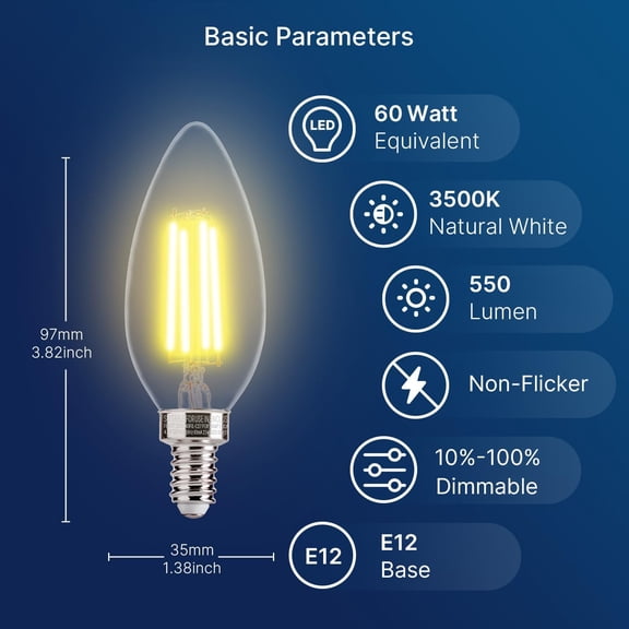 PAR20 LED Reflector Light, 50W Equivalent, Dimmable, Adjustable Beam, Adjustable White (2700K-5000K), 90+ CRI, Indoor/Outdoor, Track Lighting, 25,000-Hour Lifetime, PAR20/ADJ/6WYCA