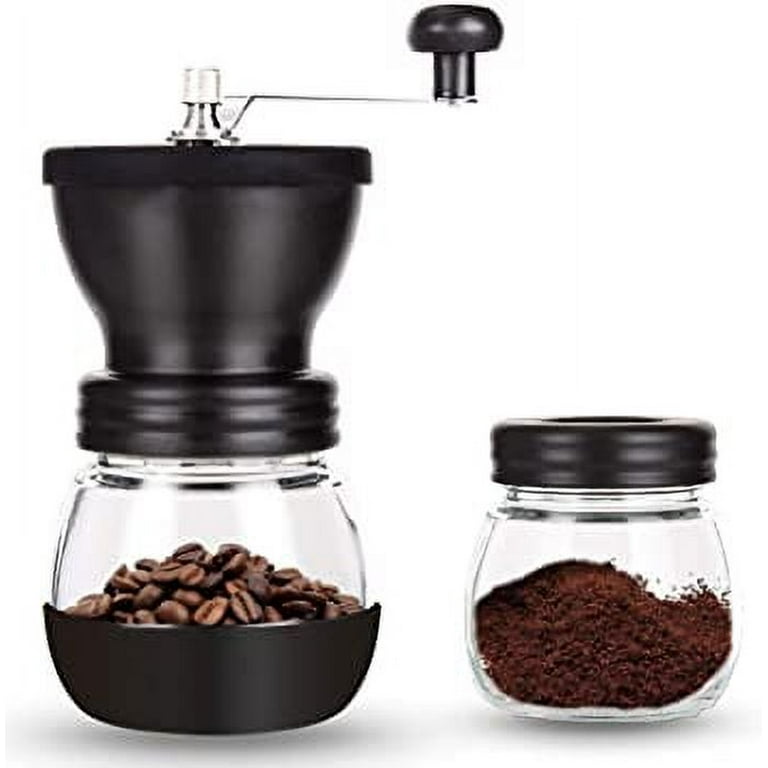 PARACITY Manual Coffee Bean Grinder Stainless Steel Hand Coffee Mill  Ceramic Burr for Aeropress, Drip Coffee, Espresso, French Press, Turkish  Brew