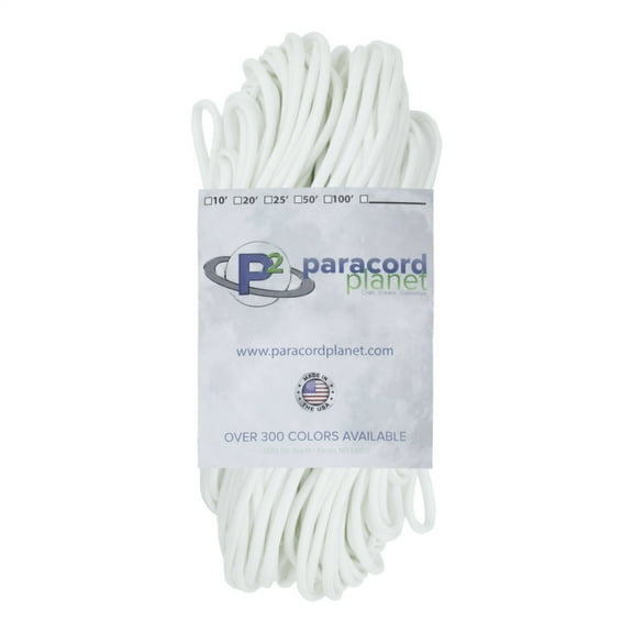 PARACORD PLANET Glow in the Dark Paracord - Type III Parachute Cord with a 400lb Tensile Strength in Multiple Colors and Lengths