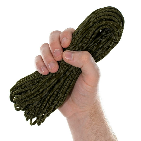 PARACORD PLANET MilSpec Paracord - 7 Strand, 550 lb or 11 Strand, 750 lb Break Strength - USA Made 550 & 750 Outdoor Survival Cord - Parachute Cord