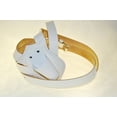 thumbnail image 1 of PARADE CARRYING BELT - DOUBLE SHOULDER STRAP WHITE LEATHER BELT, 1 of 1