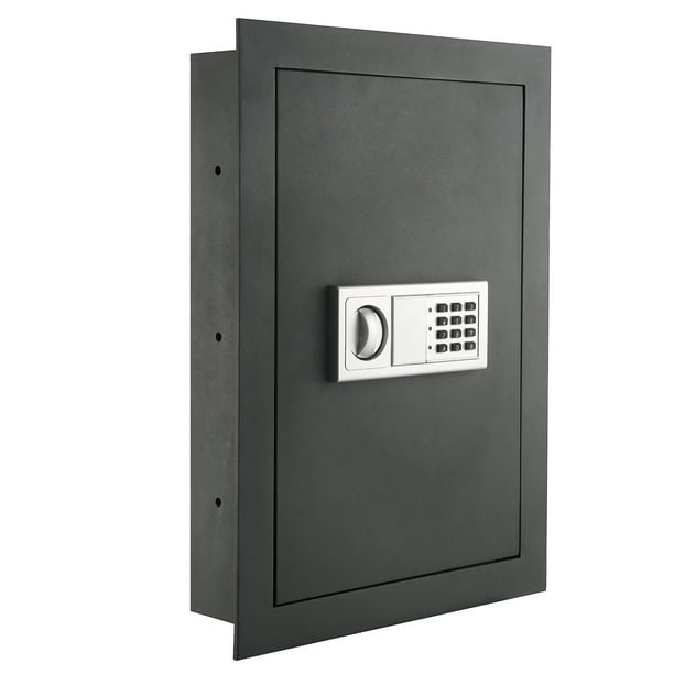 PARAGON SAFES Electronic Flat Wall Safe Box with Digital Keypad and 2
