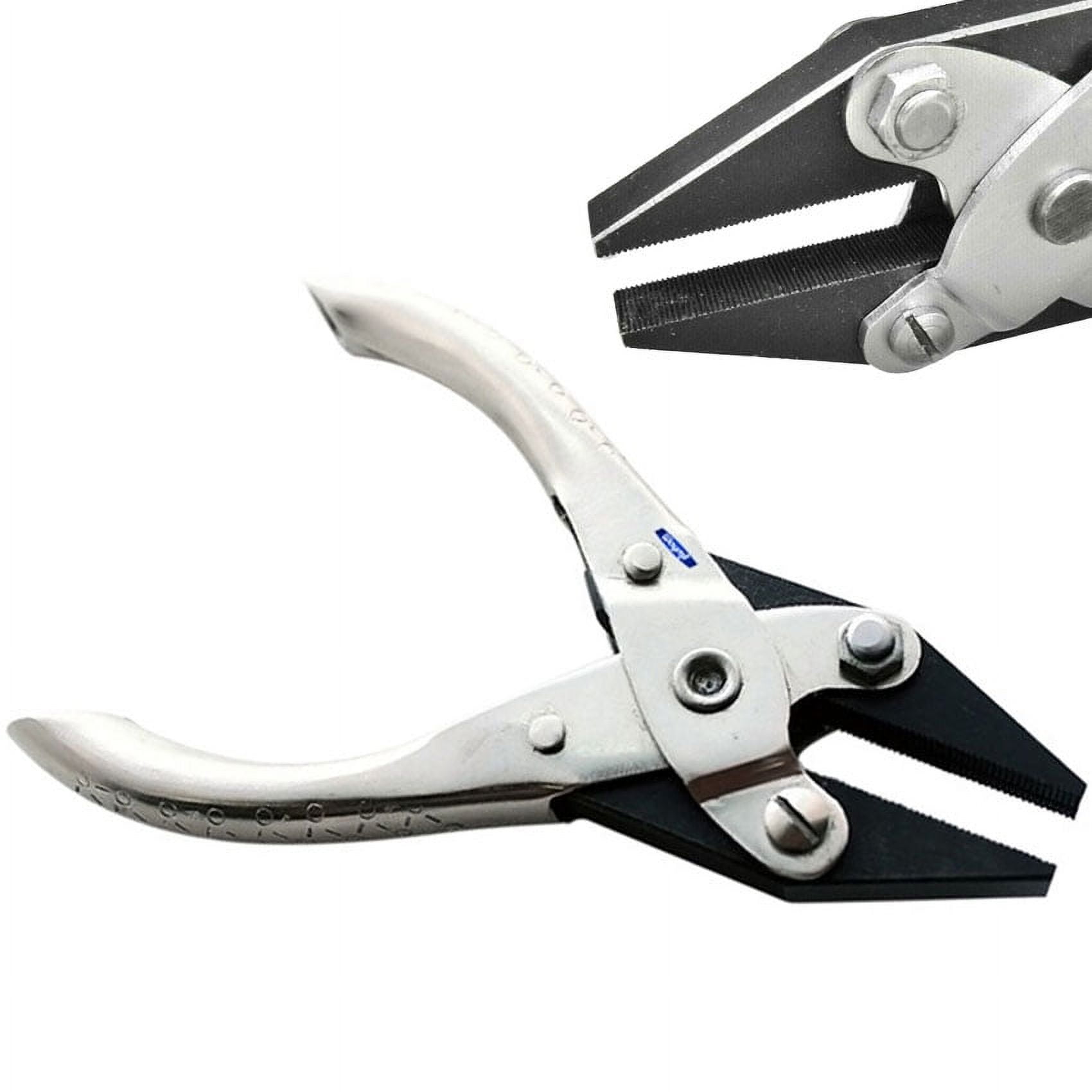 Serrated Chain Nose Parallel Pliers 8 Inch Length