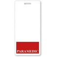 thumbnail image 1 of PARAMEDIC Vertical Badge Buddy with Red Border by Specialist ID, Sold Individually, 1 of 2