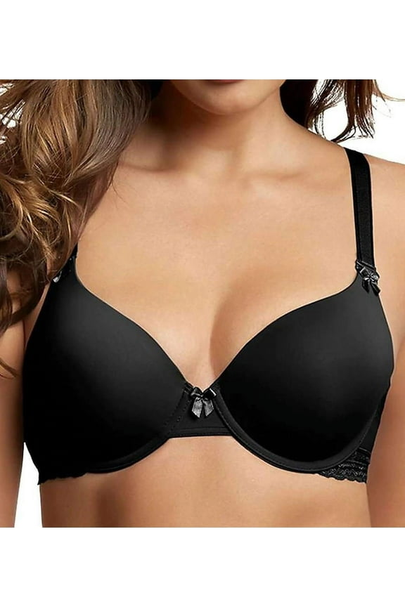 Black Gorgeous Memory Foam Contour Seamless Bra, US 32D, UK 32D, NWOT