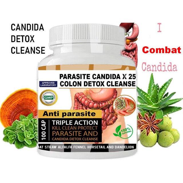 PARASITE DETOX BODY CLEANSE Complex Anti PARASITE Kill & Cleanse 100 caps quick