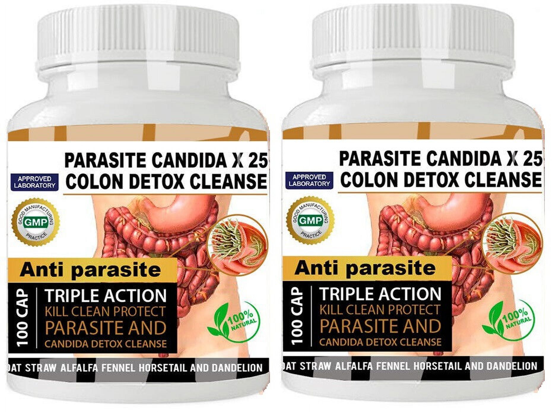 PARASITE DETOX Complete BODY CLEANSE Complex BROAD Spectrum Anti- PARASITE - 100 Capsules Pack of 2