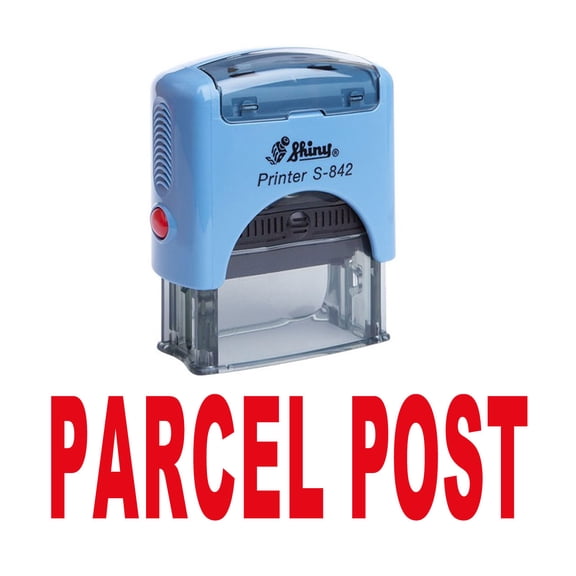 PARCEL POST Self Inking Rubber Stamp Custom Shiny Office Stationary Stamp