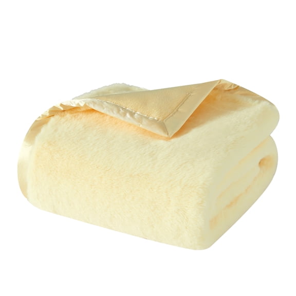 Parent's Choice Satin Trim Blanket - Transparent Yellow 30" x 40"