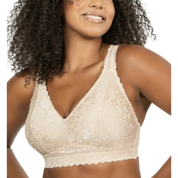 PARFAIT Women's Adriana Wire-Free Lace Bralette - Bare - 40D