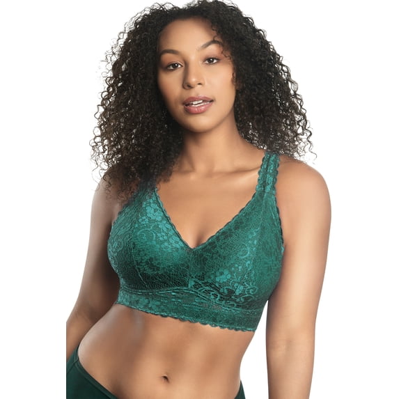PARFAIT Women's Adriana Wire-Free Lace Bralette - Emerald - 42H