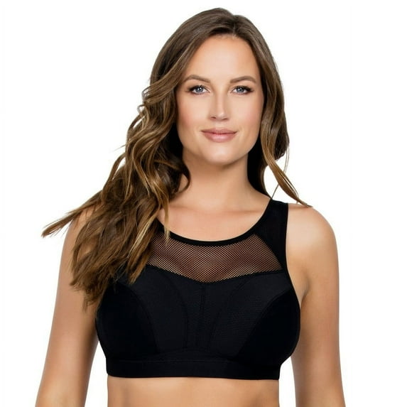 PARFAIT Women's Breeze Wire Free Sports Bra - Black - 30D