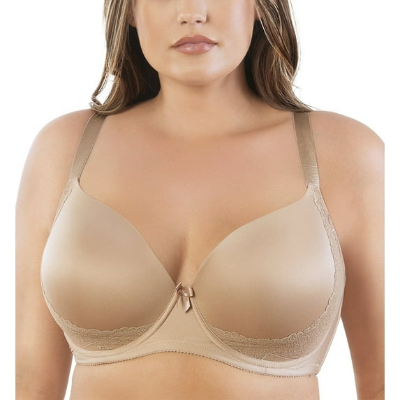 PARFAIT Women's Casey Plunge Molded T-Shirt Bra - E. Nude - 42DD