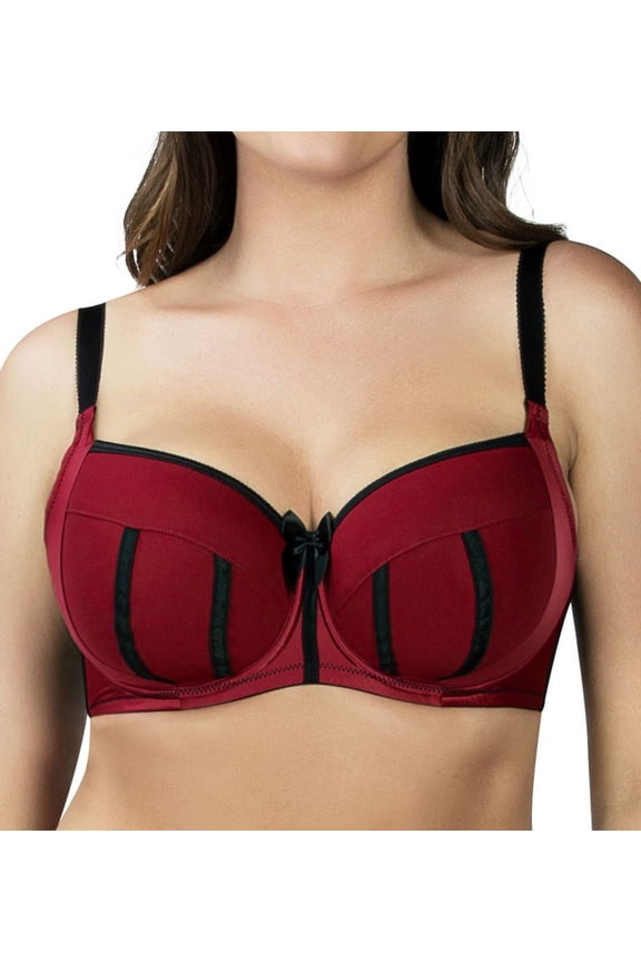 Charlotte Underwire Full Bust Padded Bra, Rio Red, 36J