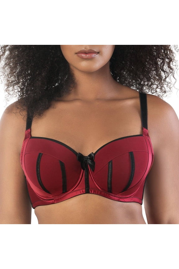 Charlotte Underwire Full Bust Padded Bra, Rio Red, 38C
